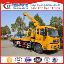 Dongfeng kinrun 6.3ton crane mounted towing wrecker export to Zimbabwe